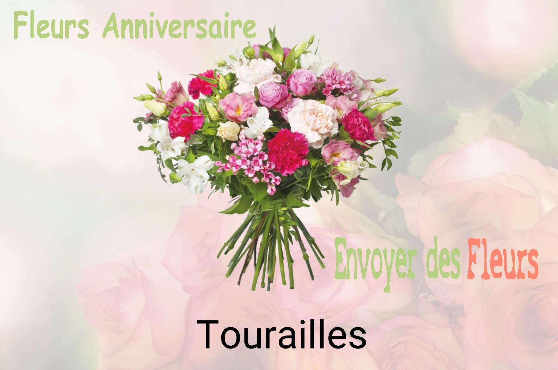Bouquet de fleurs d’anniversaire livré à Tourailles
